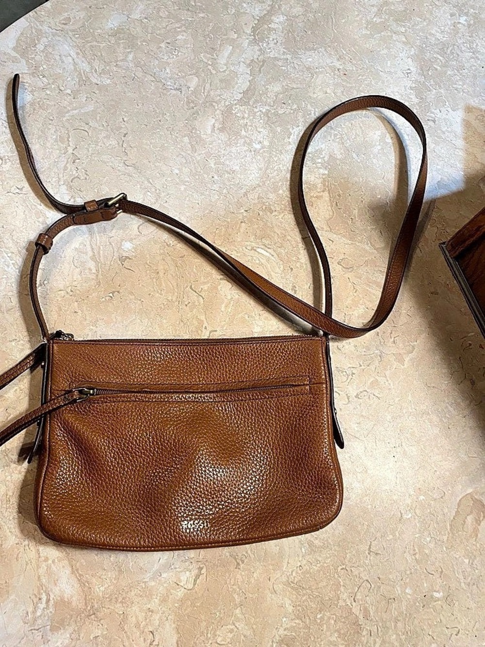 Fossil Jolie Crossbody Brown Crossbody Bag